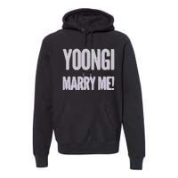 Yoongi Marry Me Premium Hoodie