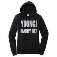 Yoongi Marry Me Women's Pullover Hoodie