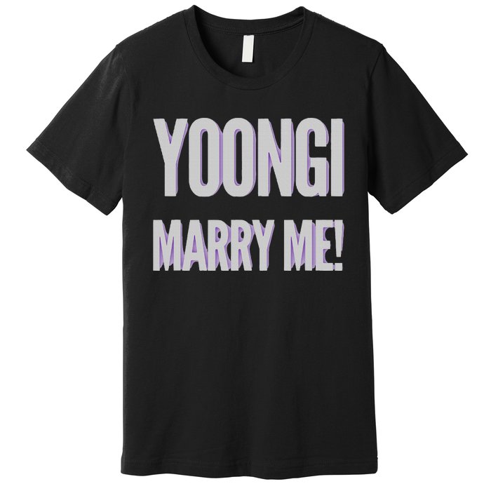 Yoongi Marry Me Premium T-Shirt