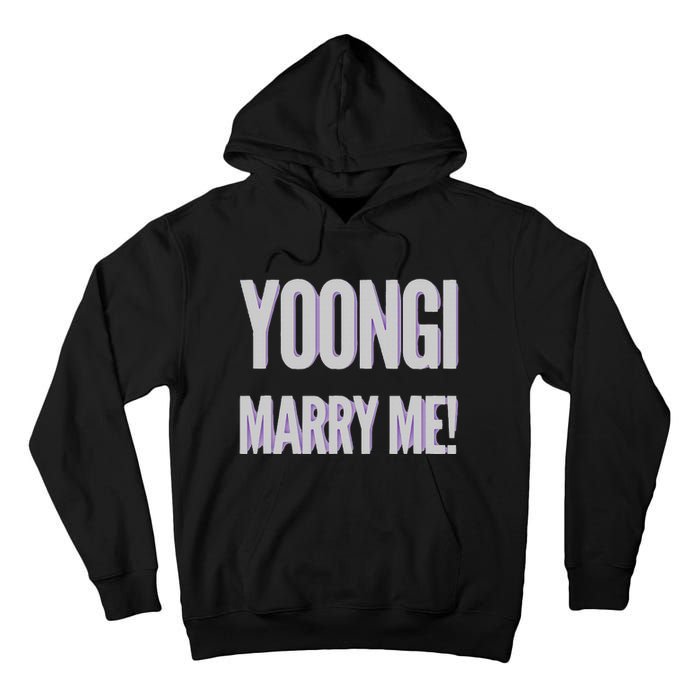 Yoongi Marry Me Tall Hoodie