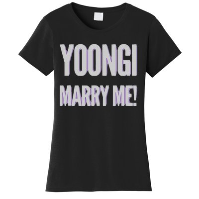 Yoongi Marry Me Women's T-Shirt