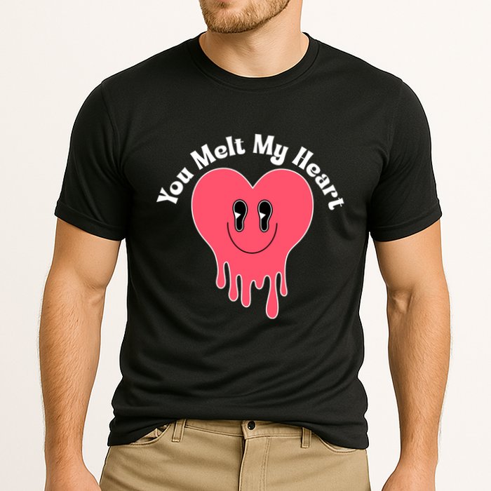 You Melt My Heart Valentines Day Cooling Performance Crew T-Shirt