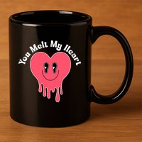 You Melt My Heart Valentines Day 11oz C Handle Ceramic Mug