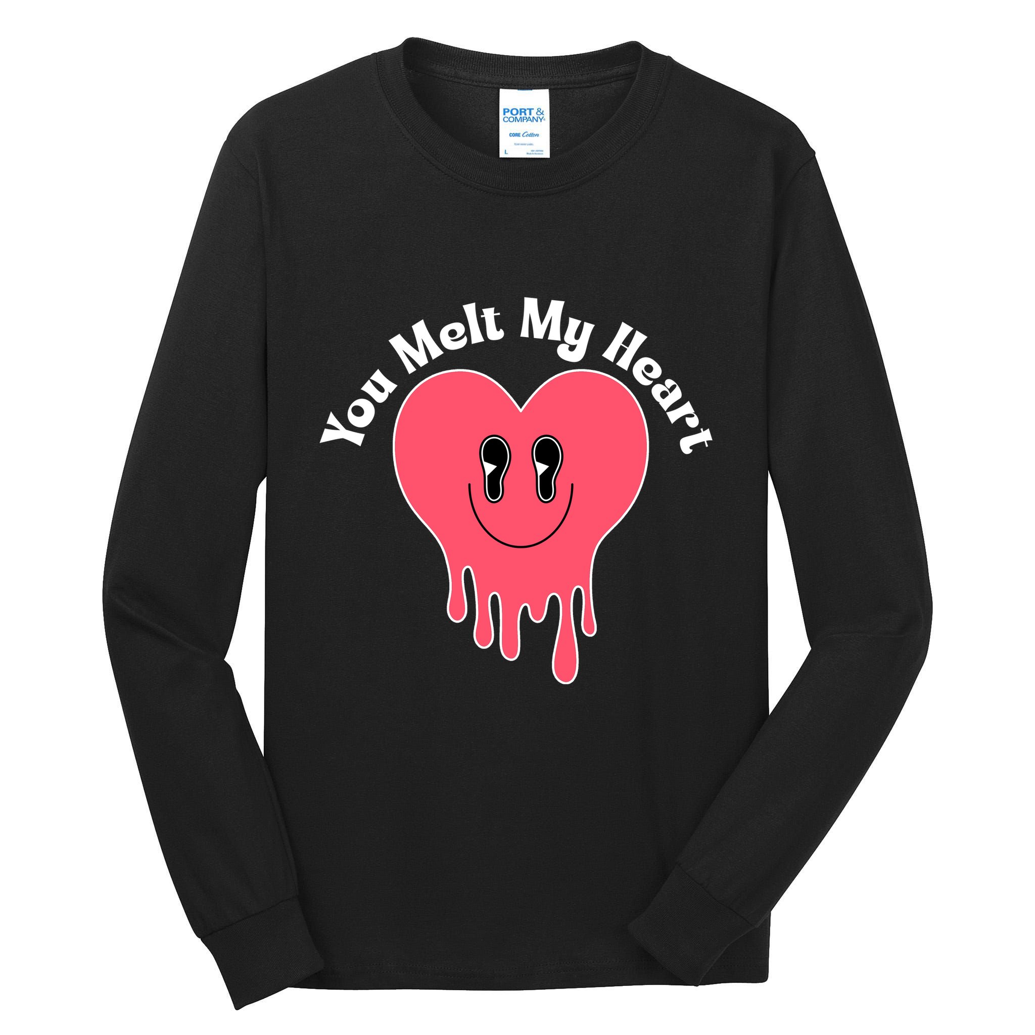 You Melt My Heart Valentines Day Tall Long Sleeve T-Shirt