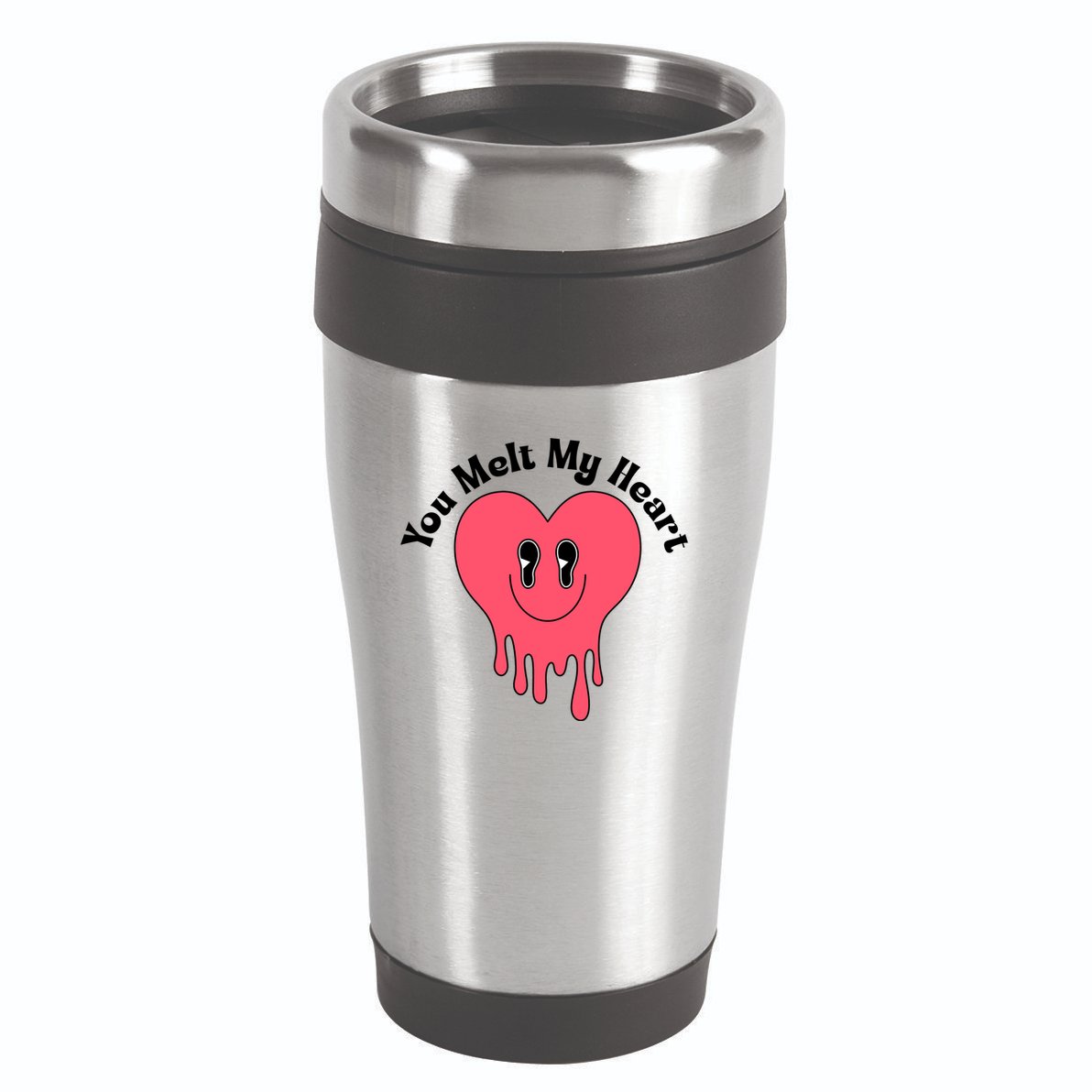 You Melt My Heart Valentines Day 16oz Travel Tumbler