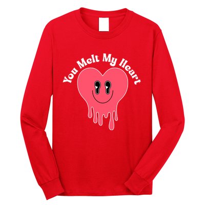 You Melt My Heart Valentines Day Long Sleeve Shirt