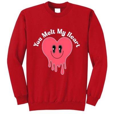 You Melt My Heart Valentines Day Sweatshirt