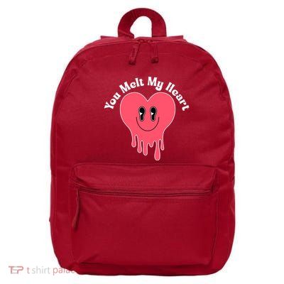 You Melt My Heart Valentines Day 16 in Basic Backpack