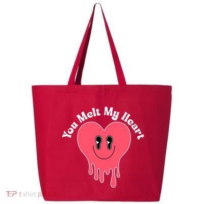 You Melt My Heart Valentines Day 25L Jumbo Tote