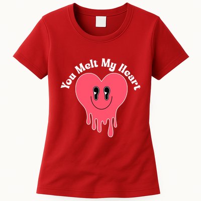You Melt My Heart Valentines Day Womens T-Shirt