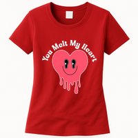 You Melt My Heart Valentines Day Womens T-Shirt