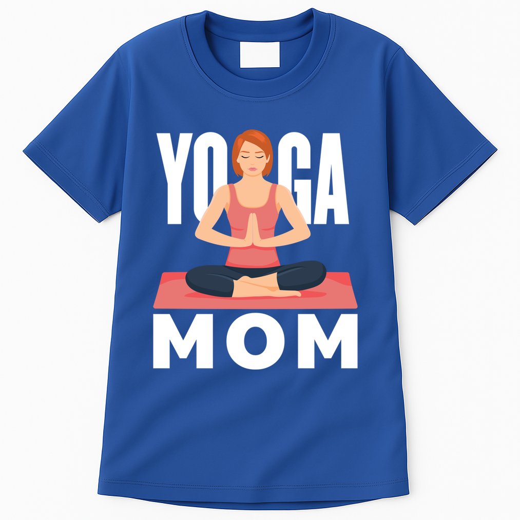 Yoga Mom Meditation Workout Exercise Fitness Mama Gift Tall T-Shirt