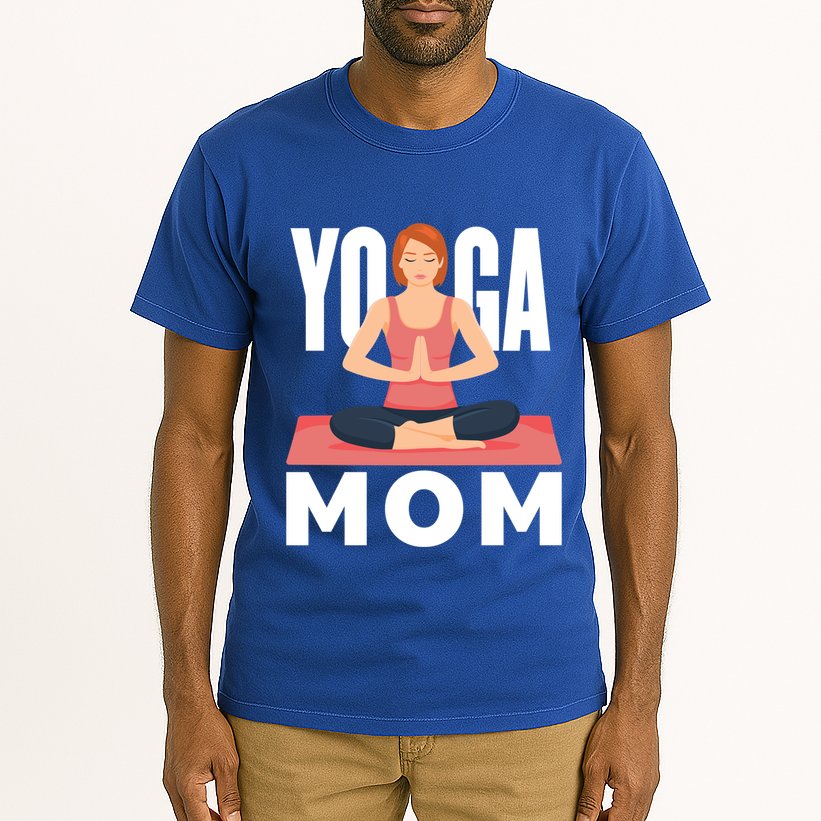 Yoga Mom Meditation Workout Exercise Fitness Mama Gift Tall T-Shirt