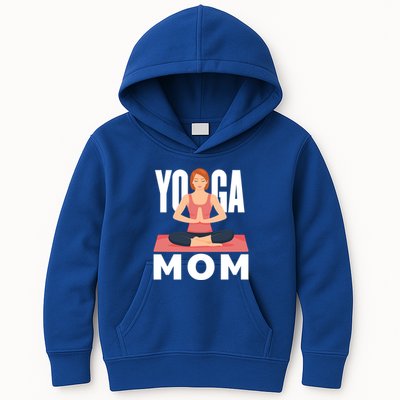 Yoga Mom Meditation Workout Exercise Fitness Mama Gift Kids Hoodie
