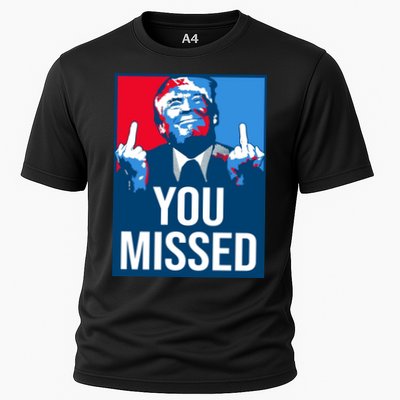 You Missed Middle Finger Donald Trump Usa Patriotic Performance Shirt