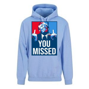 You Missed Middle Finger Donald Trump Usa Patriotic Unisex Surf Hoodie