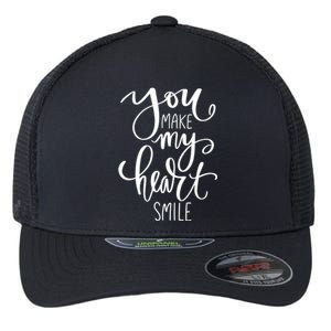 You Make My Heart Smile Cute Gift Flexfit Unipanel Trucker Cap