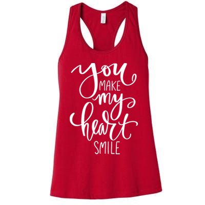You Make My Heart Smile Cute Gift Womens Tank Top