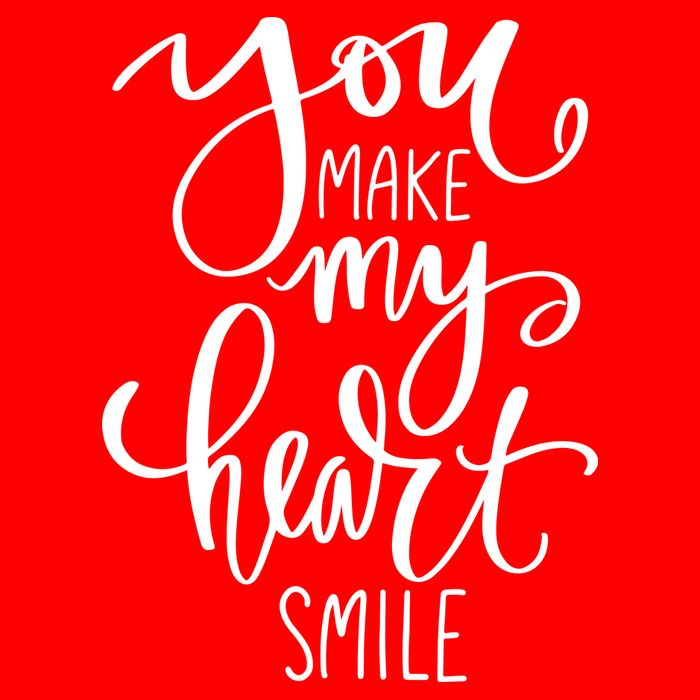 You Make My Heart Smile Cute Gift Womens T-Shirt