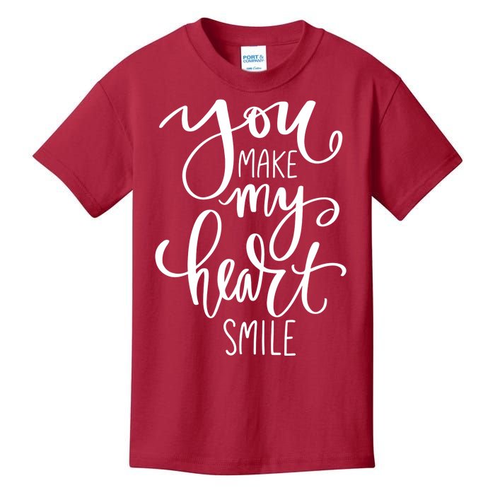 You Make My Heart Smile Cute Gift Kids T-Shirt