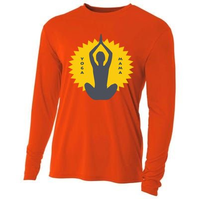 Yoga Mama Modern Meditation Power Design Great Gift Cooling Performance Long Sleeve Crew