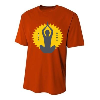 Yoga Mama Modern Meditation Power Design Great Gift Performance Sprint T-Shirt