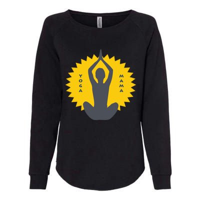 Yoga Mama Modern Meditation Power Design Great Gift Womens California Wash Sweatshirt