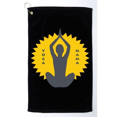 Yoga Mama Modern Meditation Power Design Great Gift Golf Towel