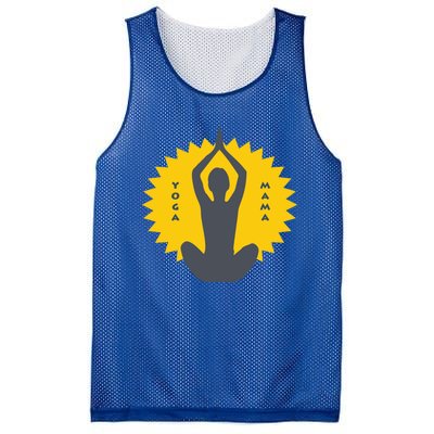 Yoga Mama Modern Meditation Power Design Great Gift Mesh Reversible Basketball Jersey Tank