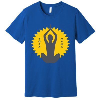 Yoga Mama Modern Meditation Power Design Great Gift Premium T-Shirt