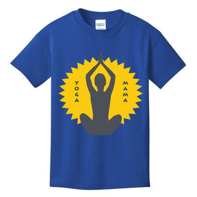 Yoga Mama Modern Meditation Power Design Great Gift Kids T-Shirt