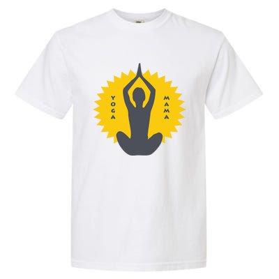 Yoga Mama Modern Meditation Power Design Great Gift Garment-Dyed Heavyweight T-Shirt