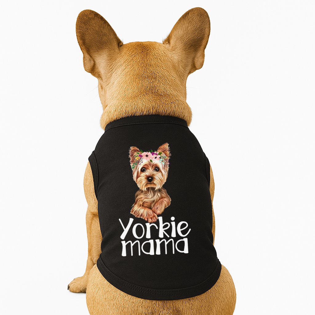 Yorkie Mama Mothers Day Yorkie Lover Owner Yorkie Dog Mom Doggie Tank