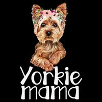 Yorkie Mama Mothers Day Yorkie Lover Owner Yorkie Dog Mom Doggie Tank