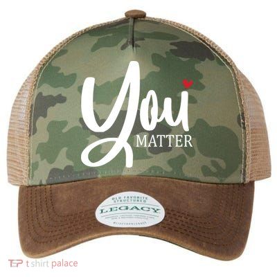 You Matter Mental Health Awareness Legacy Tie Dye Trucker Hat