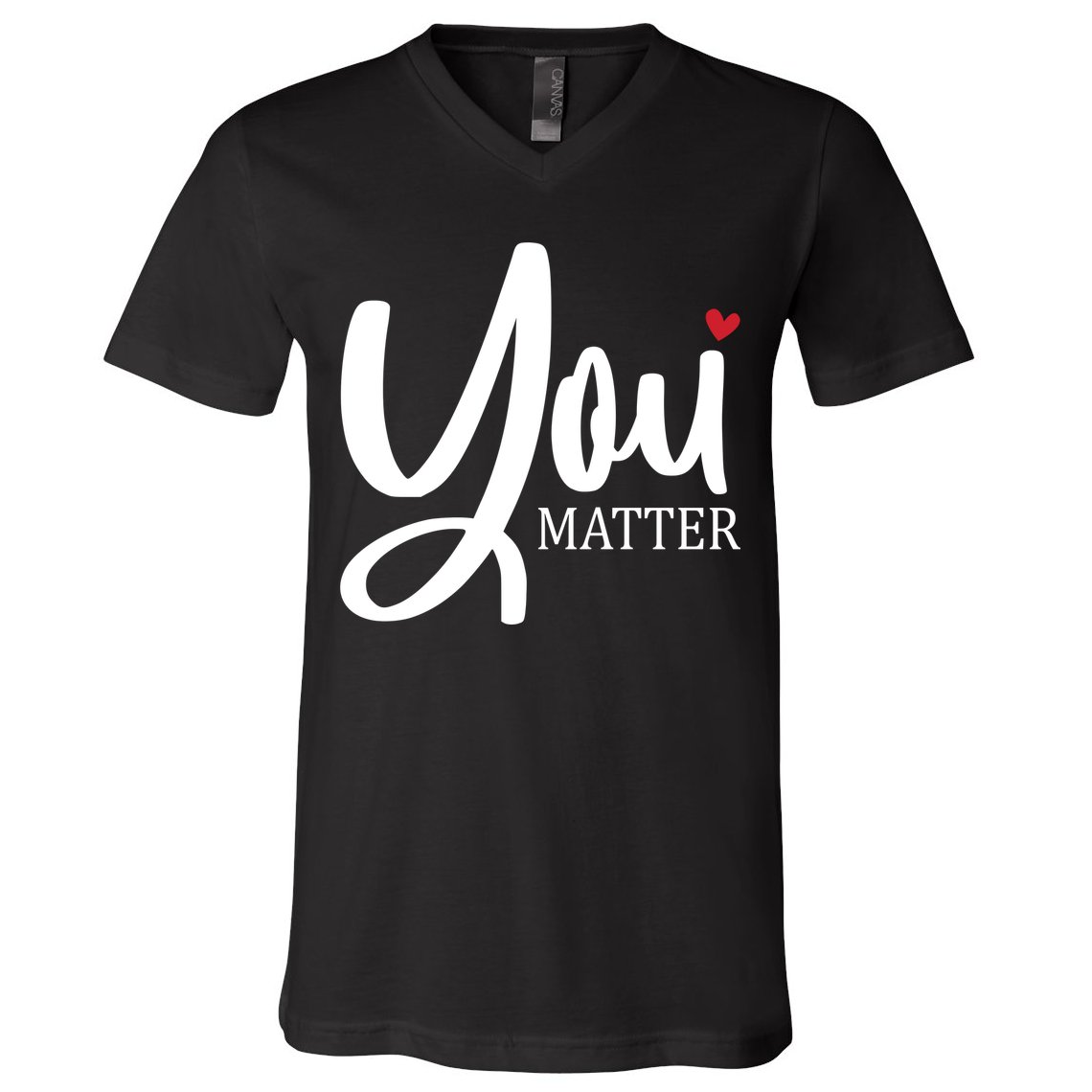 You Matter Mental Health Awareness V-Neck T-Shirt