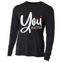 You Matter Mental Health Awareness Cooling Performance Long Sleeve Crew