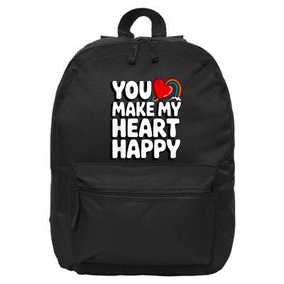 You Make My Heart Happy For Children 16 in Basic Backpack
