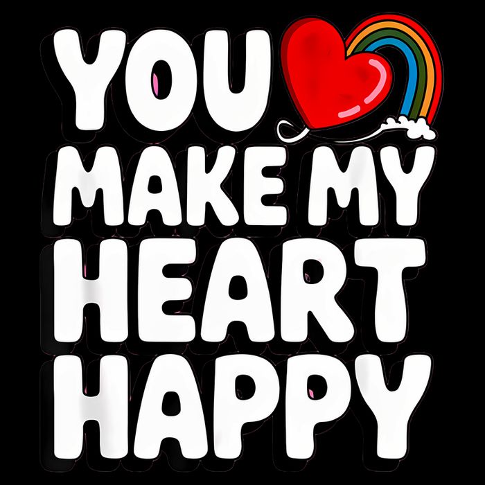 You Make My Heart Happy For Children Pom Pom 12in Knit Beanie