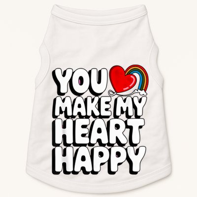 You Make My Heart Happy For Children Doggie Tank