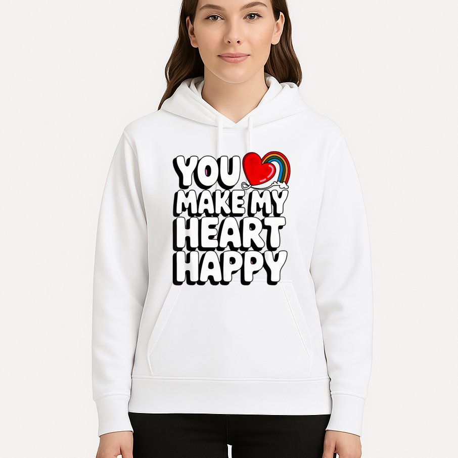 You Make My Heart Happy For Children Hoodie