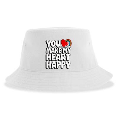 You Make My Heart Happy For Children Sustainable Bucket Hat