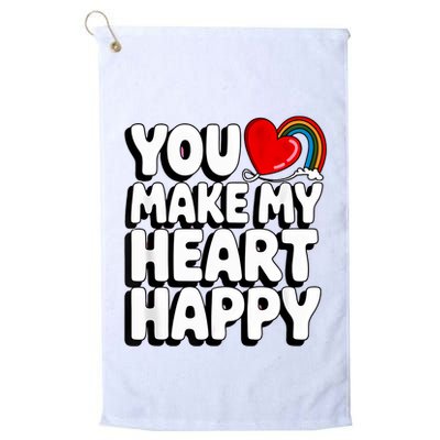 You Make My Heart Happy For Children Golf Towel
