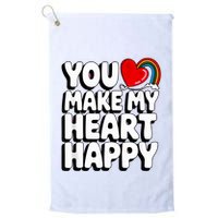 You Make My Heart Happy For Children Golf Towel
