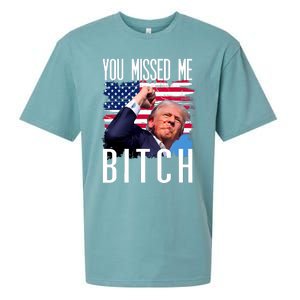 You Missed Me Bitch Trump 2024 Survived Sueded Cloud Jersey T-Shirt