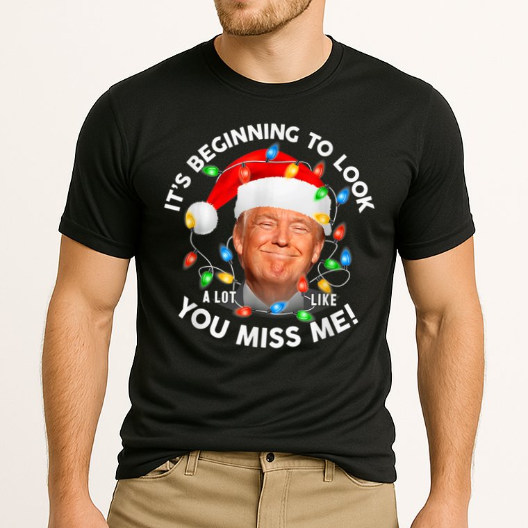 You Miss Me Trump Anti Biden Family Christmas Pajamas Cooling Performance Crew T-Shirt