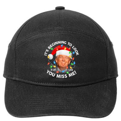You Miss Me Trump Anti Biden Family Christmas Pajamas 7-Panel Snapback Hat