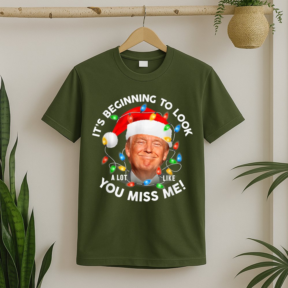 You Miss Me Trump Anti Biden Family Christmas Pajamas T-Shirt