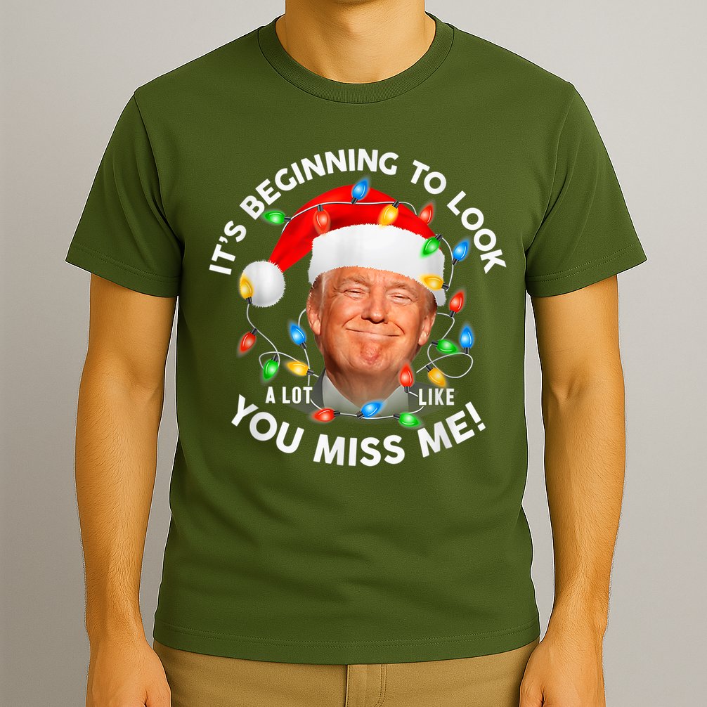 You Miss Me Trump Anti Biden Family Christmas Pajamas T-Shirt