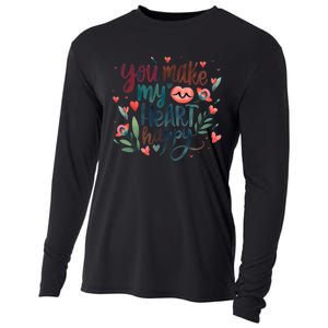 You Make My Heart Happy Cool Couples Matching Valentines Cooling Performance Long Sleeve Crew